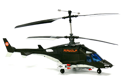 AirWolf 4ch RC Helicopter black