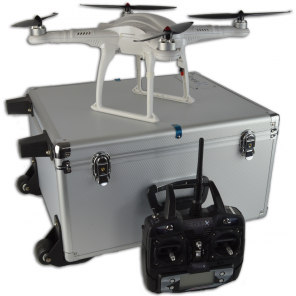 FreeX GPS RC Drone Quadcopter - RTF With Aluminium Carry Case