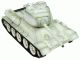 Taigen Hand Painted RC Tank T34/85 White Winter Camo - Full Metal - 360 Turret