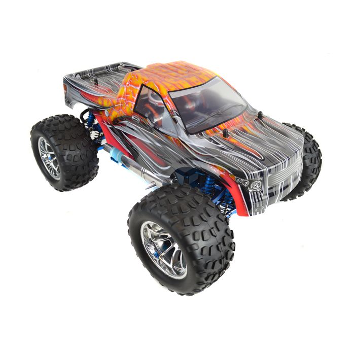 HSP 1 10 Nitro RC Truck 2.4Ghz Orange Flame Pro Version